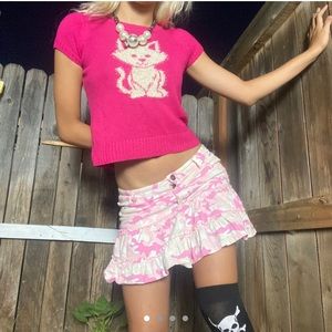 XSOLDXthe FLUFFY KITTY sweater top 🐈💗